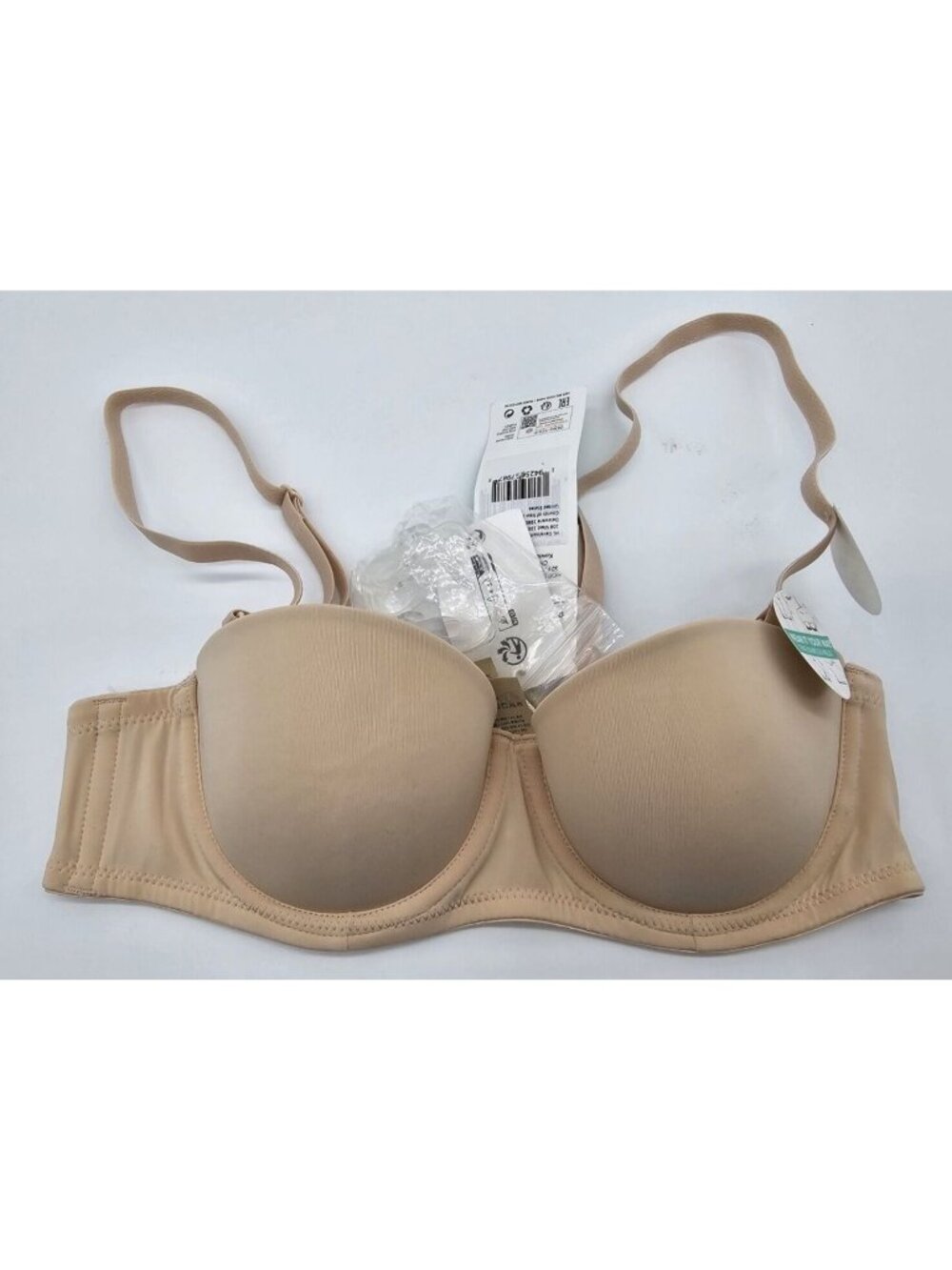 Dorina Michelle Eco Bra Womens Size 32A Pink Strapless Underwire Padded